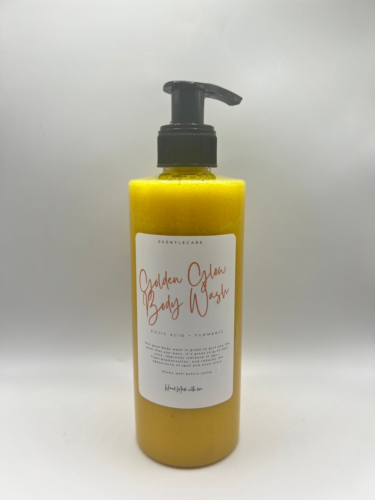 Golden glow body wash