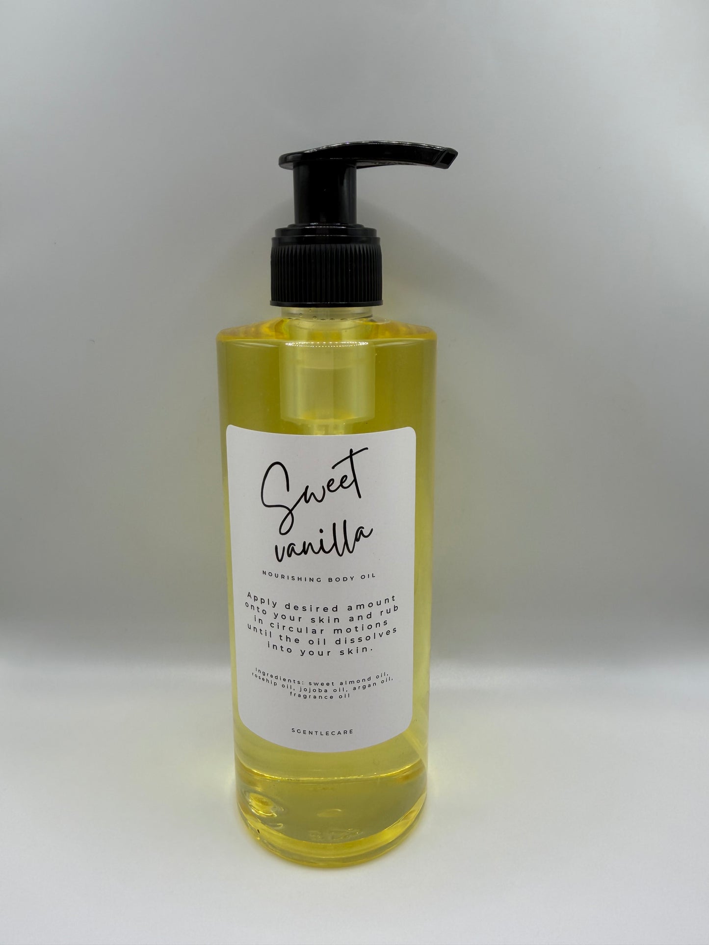 Sweet vanilla body oil
