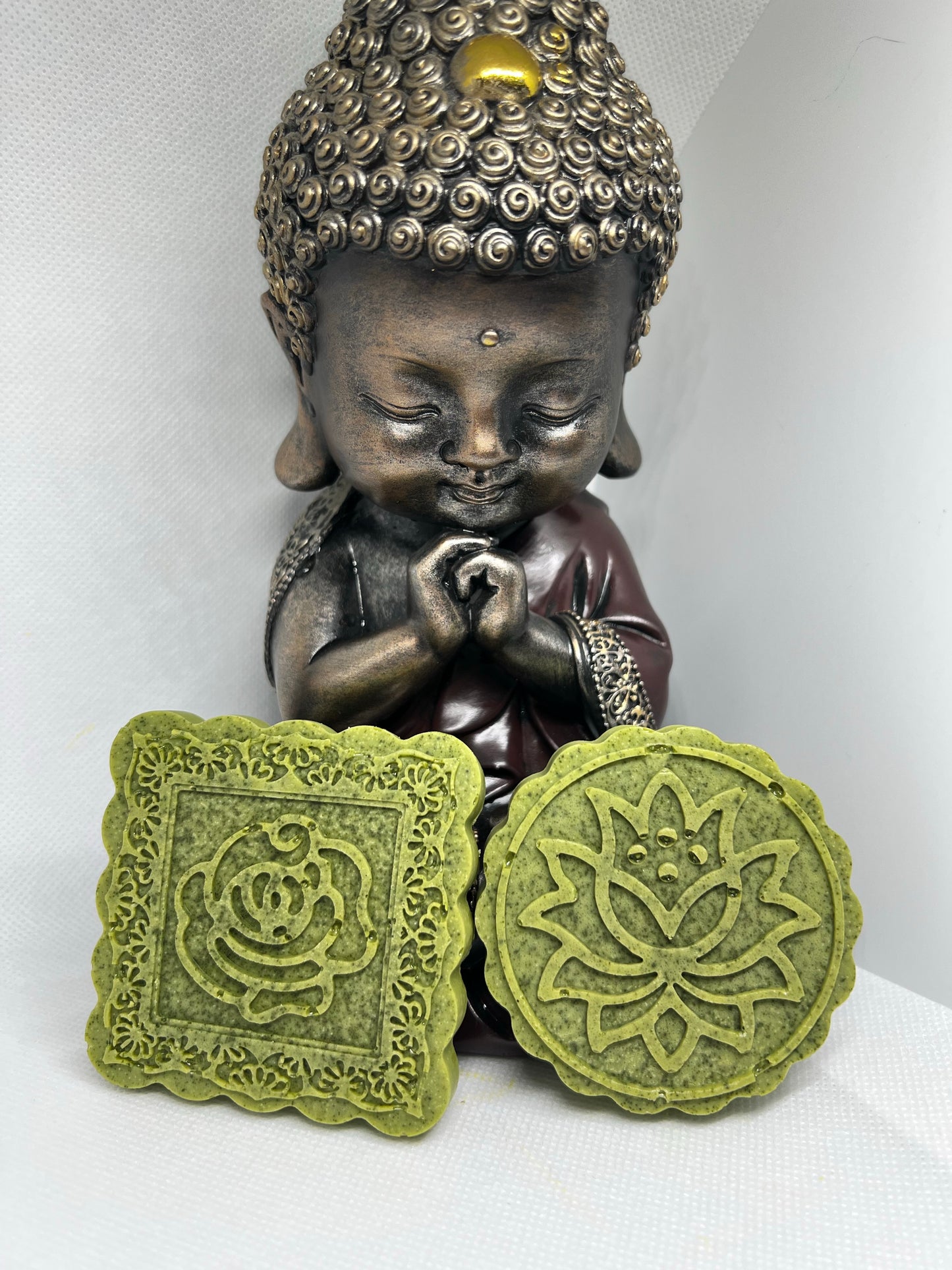 Matcha vanilla soap bar