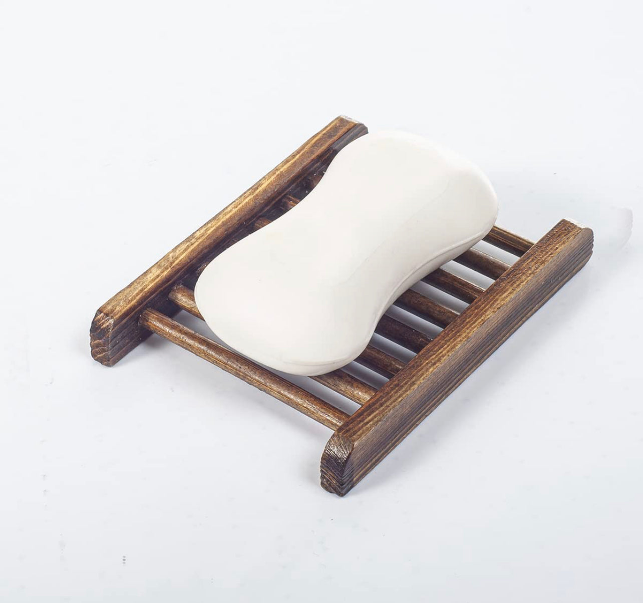 Bamboo soap dish